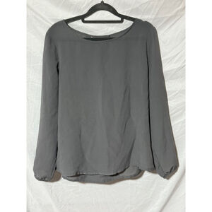 ☔️ Women's Banana Republic Gray Blouse Size L